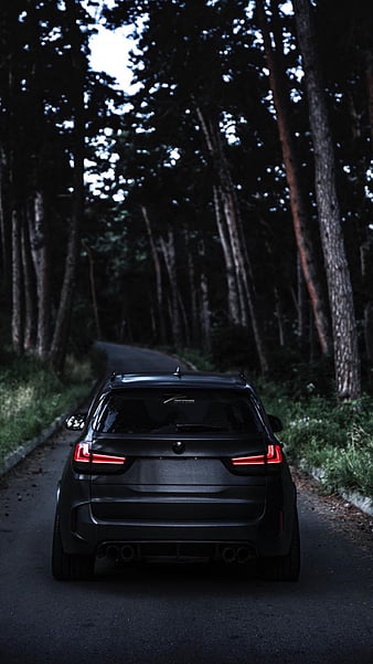 BMW X5M, black car, tuning, HD phone wallpaper