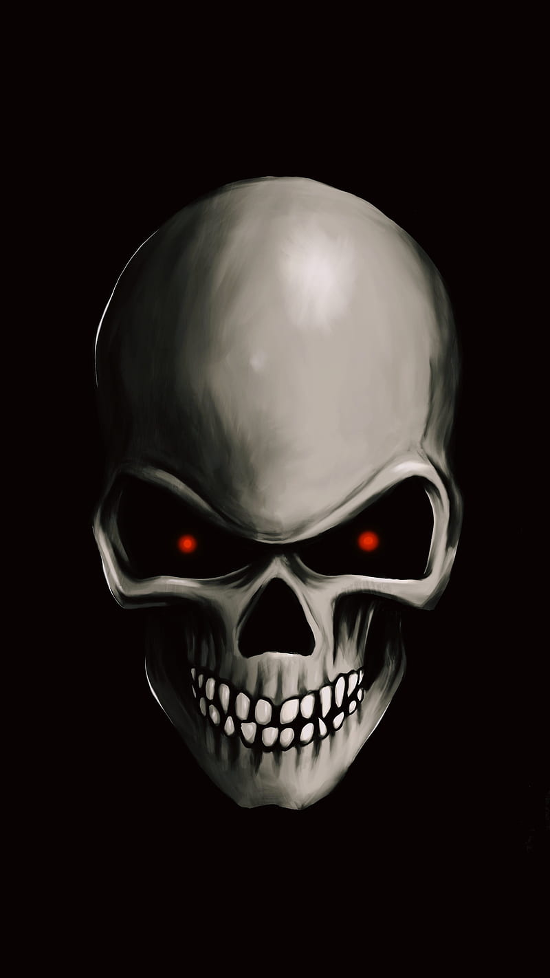 Terminate Skull, Terminator, art, bad, bones, dead, evil, illustration,  scary, HD phone wallpaper | Peakpx