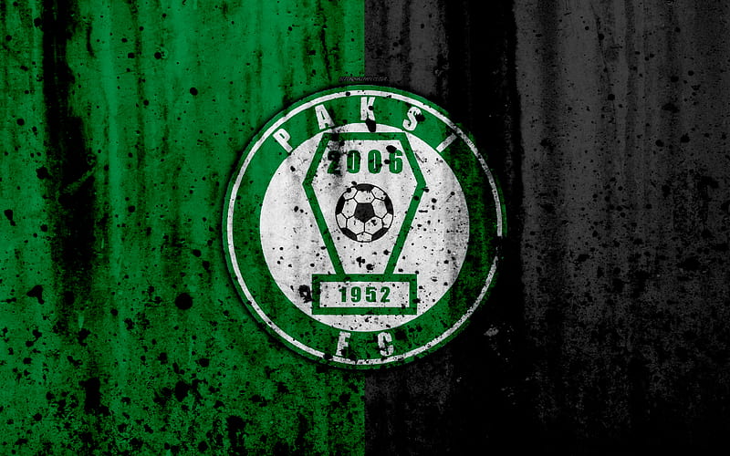 FC Paksi, grunge, NB I, Hungarian Liga, soccer, football club, Hungary, Paksi, art, stone texture, Paksi FC, HD wallpaper