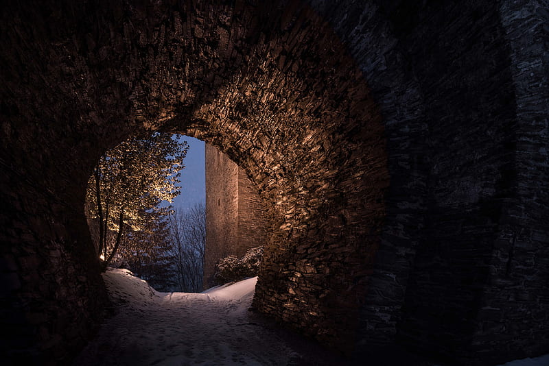 A Tunnel Secret Passage, HD wallpaper