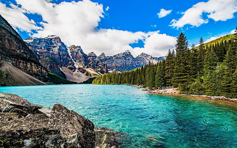 Wallpaper Banff National Park, Moraine Lake, Nature, National Park, Banff,  Background - Download Free Image