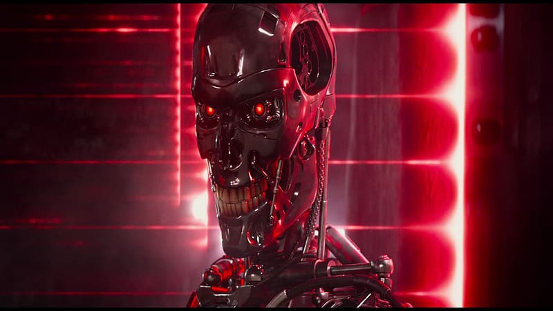 Terminator, Machine, Robot, Skeleton, Movie, Terminator Genisys, HD wallpaper