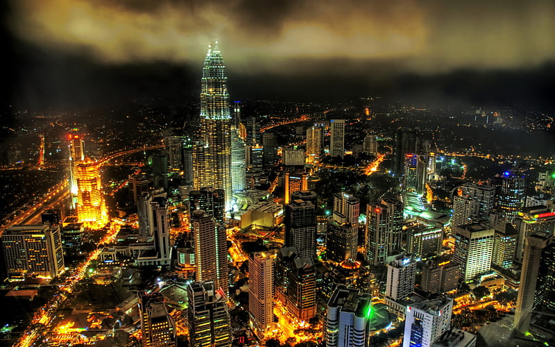 Kuala Lumpur, digital, city, cool, cgi, HD wallpaper | Peakpx