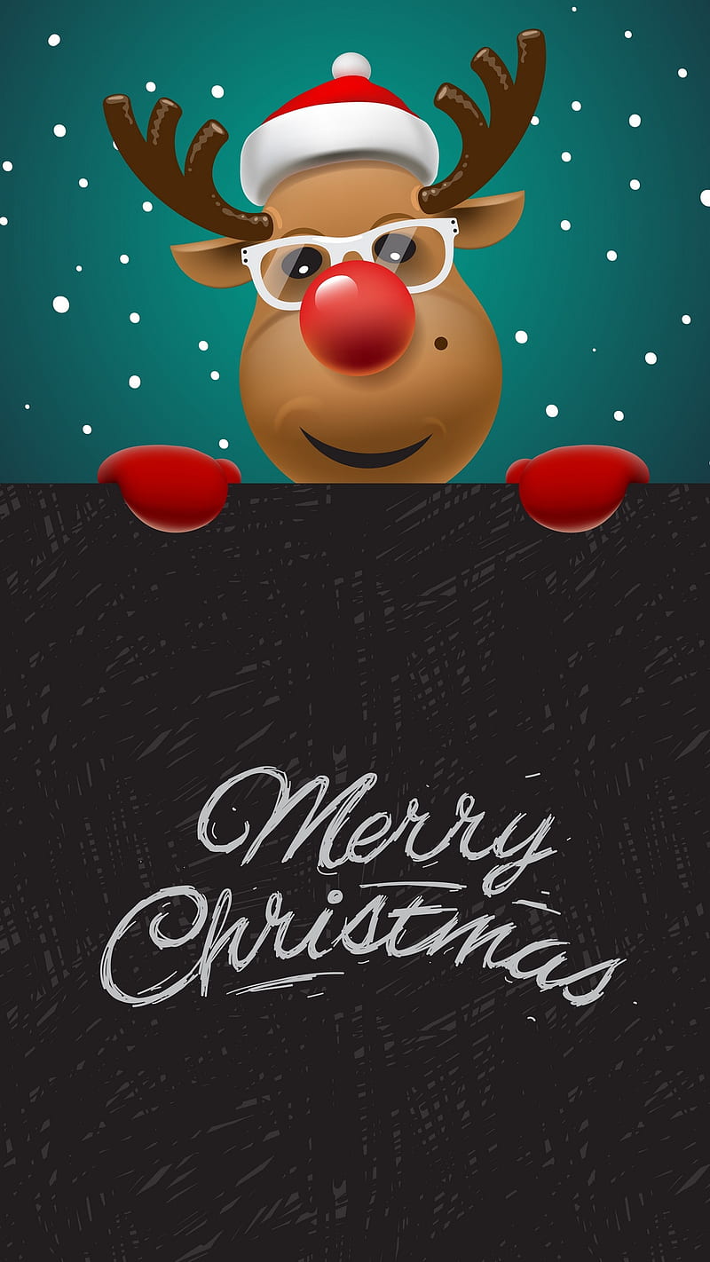 Newyear19, deer, animal, merry christmas, sayings, wish, funny, HD phone  wallpaper | Peakpx