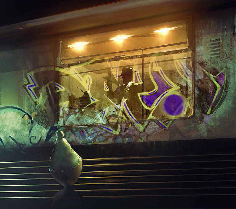 Train Graffiti, art, city, cool, street, tag, urban, graffiti, HD wallpaper  | Peakpx