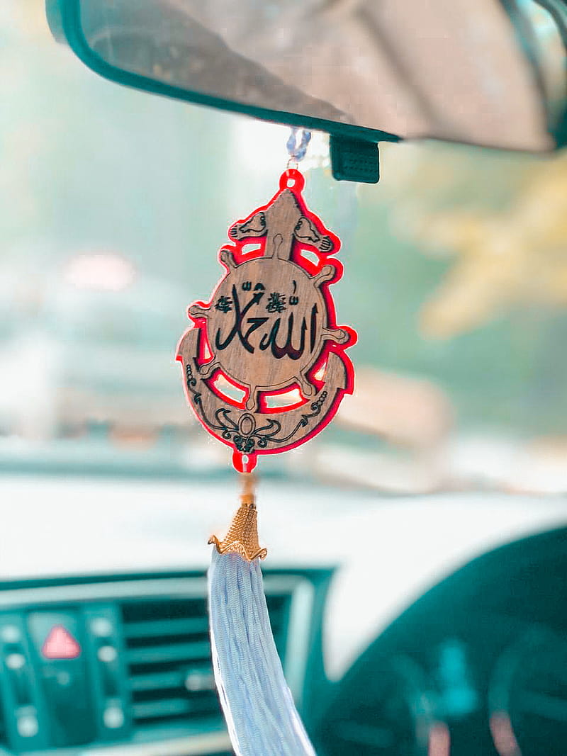 Allah Muhammad, accessories, car, HD phone wallpaper