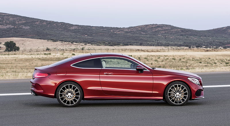 2017 Mercedes-Benz C-Class Coupe C250 d 4MATIC (Hyacinth Red), car, HD ...