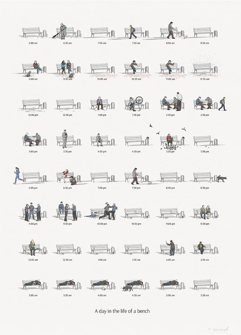 white background, digital art, bench, portrait display, drawing, life, old people, playing, fighting, sleeping, dog, love, children, bicycle, birds, empty , homeless, numbers, timelapse, HD phone wallpaper