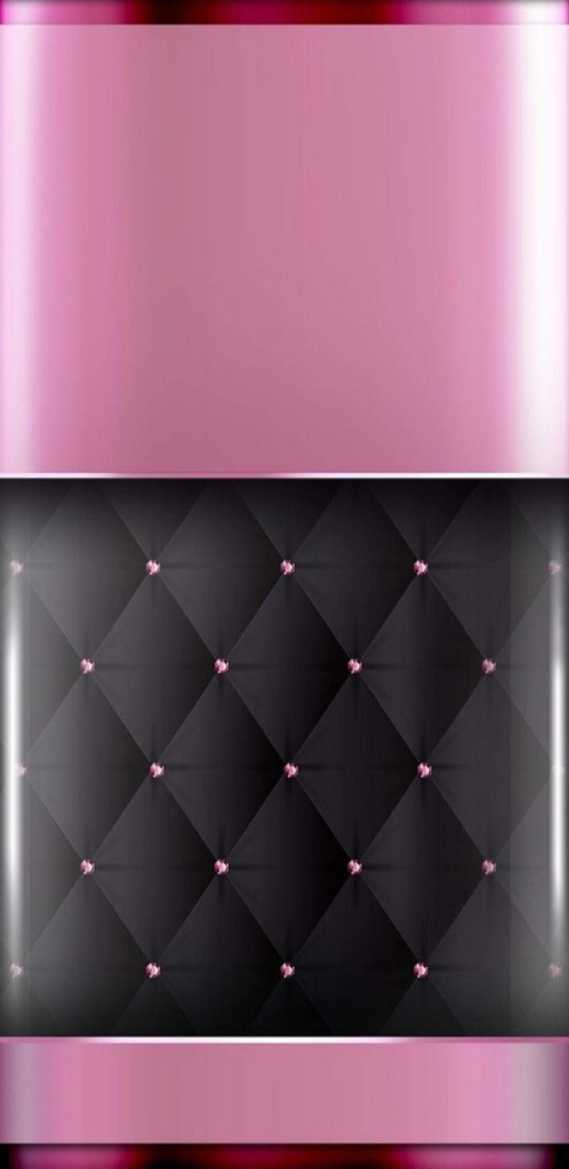 Pink N Black, padded, HD phone wallpaper