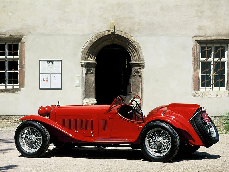 1931 Alfa Romeo 8C 2300, 2300, Alfa Romeo, car, 8C, classic, vintage, 1931, HD wallpaper