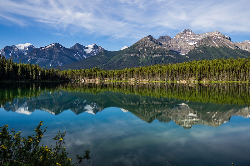 National Park, Banff National Park, Canada, Forest, Lake, Mountain ...
