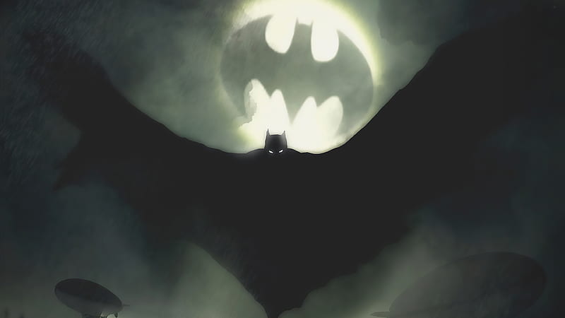Batman Bat Signal Coming, batman, superheroes, artwork, artist, artstation, HD wallpaper