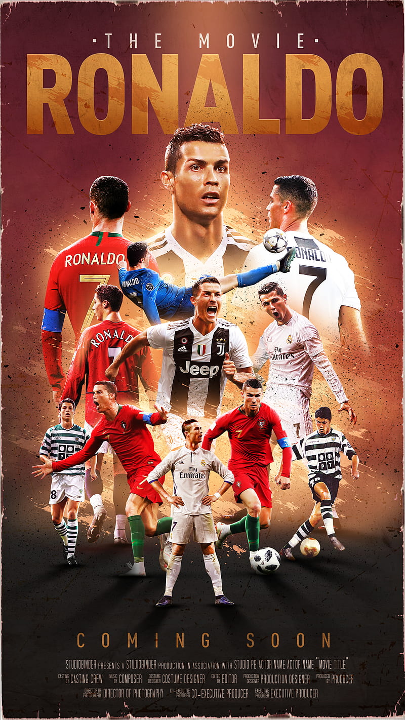 Cristiano Ronaldo, cr7, juventus, movie, real madrid, united, HD phone wallpaper