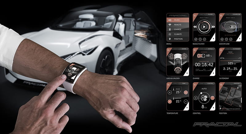 2015 Peugeot Fractal Concept - Smart Watch Integrity , car, HD wallpaper