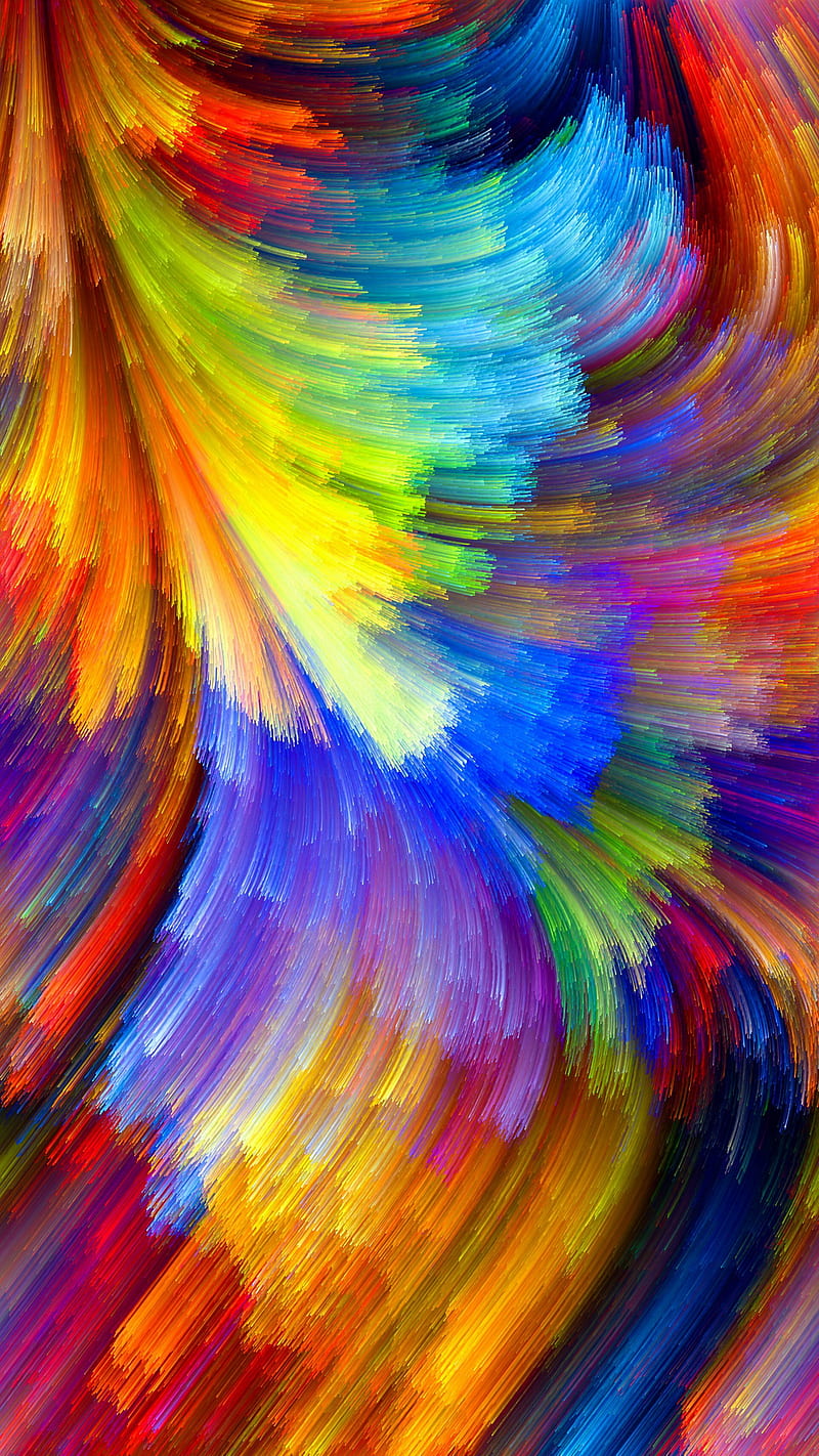Watercolor, bright, colors, paint, splash, texture, HD phone wallpaper