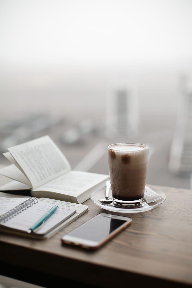 Morning Tea, book, foggy new, pexel, window, HD phone wallpaper