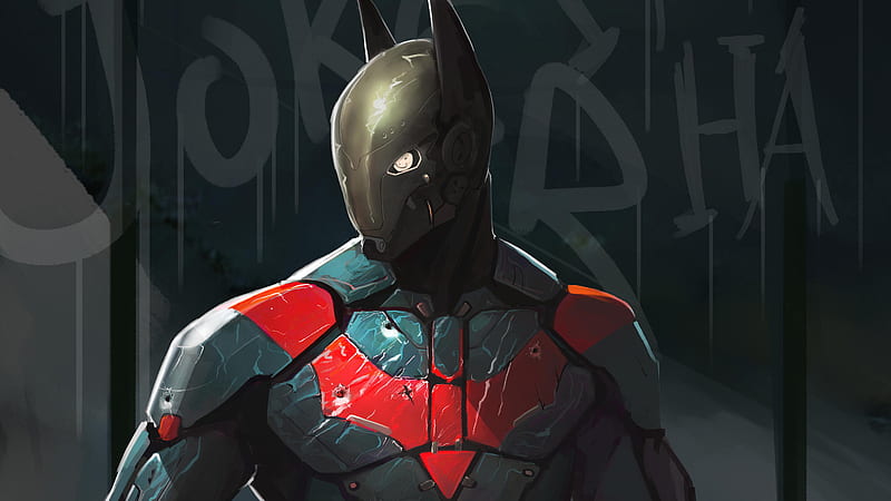 Batman Redesign Art, batman, superheroes, artwork, digital-art, HD wallpaper