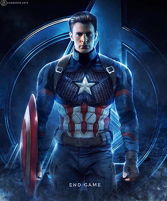 Captain America, avengers endgame, captain america, marvel, marvel comics, marvel superheroes, superheroes, HD phone wallpaper