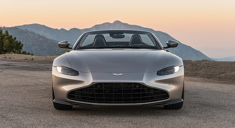 2021 Aston Martin Vantage Roadster (Color: Spirit Silver; US-Spec) - Front , car, HD wallpaper 2021 Aston Martin Vantage Roadster (Color: Spirit Silver; US-Spec) - Front , car, HD wallpaper