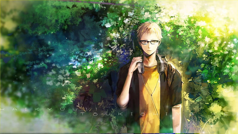 prompthunt: portrait of a blond male anime character ultra realistic  painting, profile picture