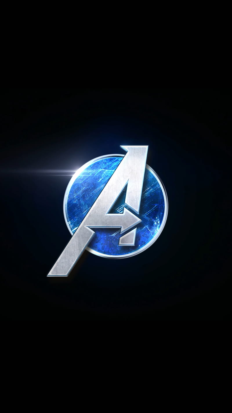 Marvels Avengers, assemble, avengers, logo, marvel, pc, playstation, superhero, the, video game, xbox, HD phone wallpaper