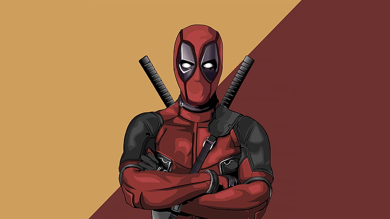 Deadpool Vector Artwork , deadpool, vector, artwork, digital-art, superheroes, behance, HD wallpaper