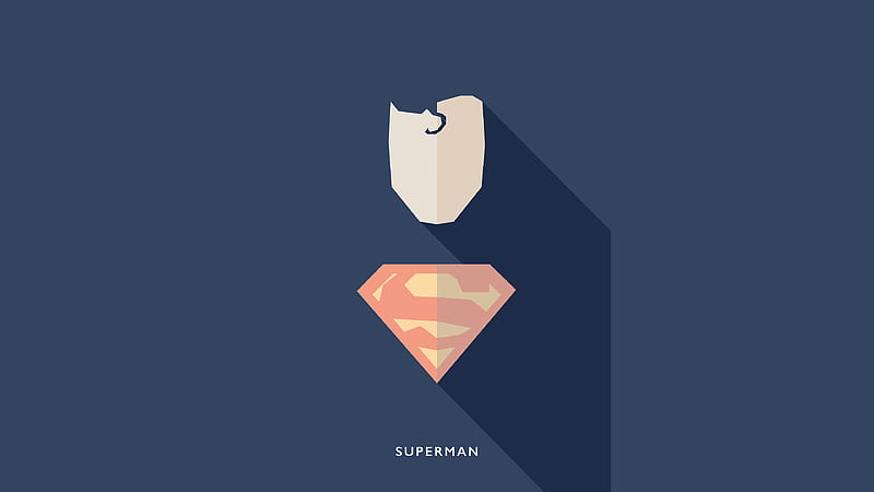 Superman Minimalists , superman, superheroes, minimalism, minimalist, artist, artwork, digital-art, behance, HD wallpaper