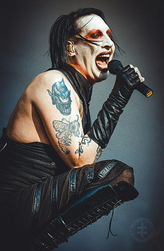 Marilyn Manson tattoo by Vlad Tokmenin  Post 16299