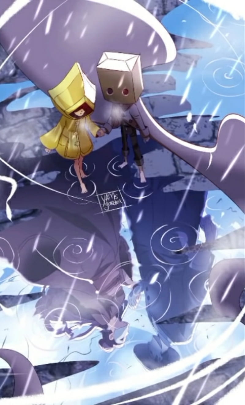 Little nightmares, anime, game, little nightmares 2, momo, six, HD