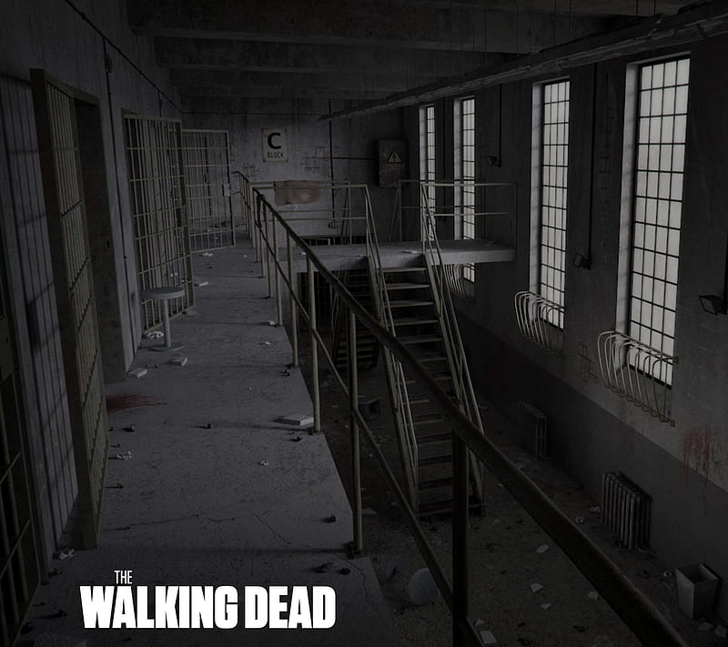 The walking dead, cell block, prison, twd, walkers, HD wallpaper