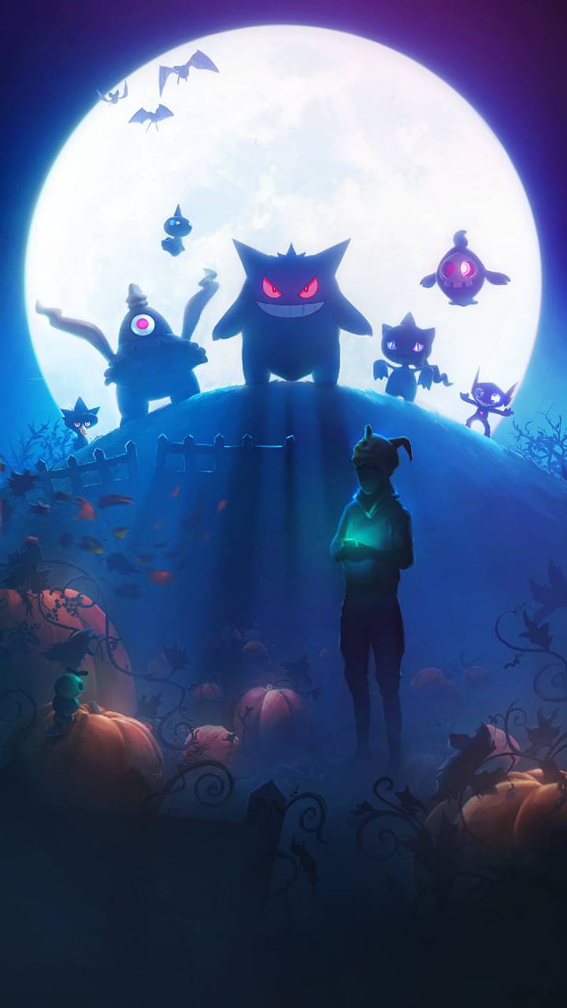 Wallpaper ID 383766  Anime Pokémon Phone Wallpaper Gastly Pokémon Ghost  Pokémon 1080x1920 free download