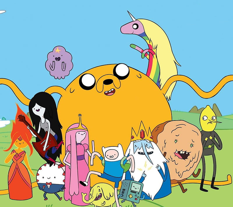 Adventure Time, bubblegum, cartoon, finn, jake, princess, HD wallpaper