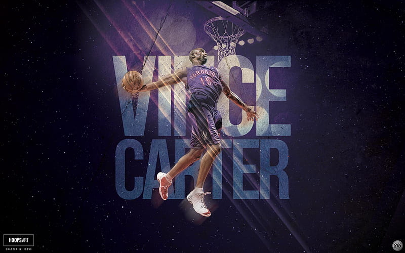 Hoops Art - Vince Carter throwback #NBA #Dunk #VC #Raptors / Twitter, HD wallpaper