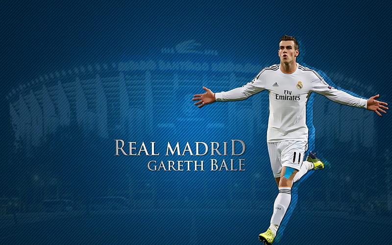 Gareth Bale, football, Real Madrid CF, Spain, La Liga, Santiago Bernabeu, HD wallpaper