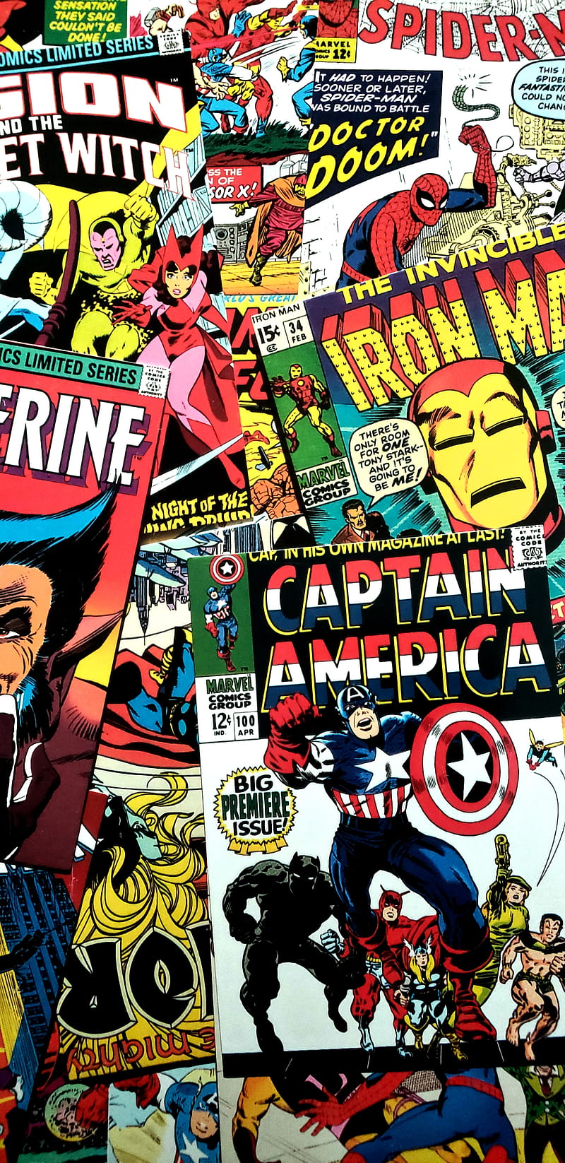 Marvel, the avengers, x men, spiderman, captain america, stan lee, HD phone wallpaper