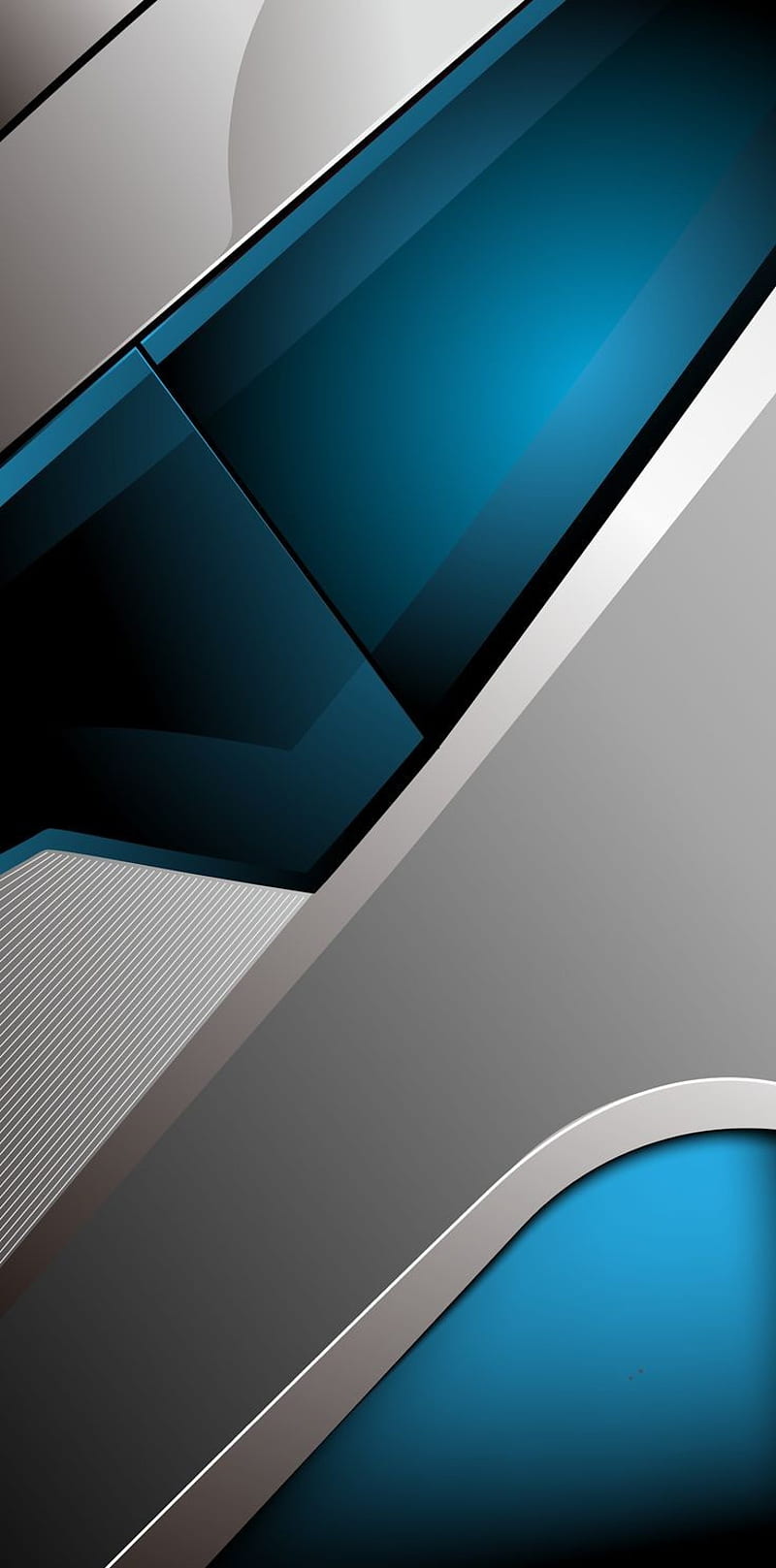 Silver Blue abstract digital HD phone wallpaper  Peakpx