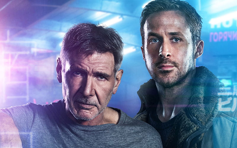 Blade Runner 2049, 2017, Harrison Ford, Ryan Gosling, poster, new movies, HD wallpaper
