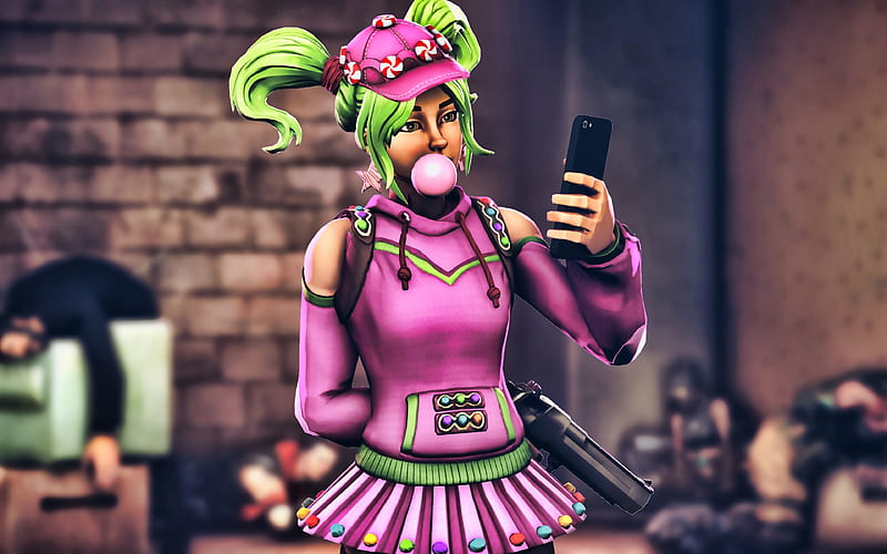 Zoey, female characters, Fortnite Battle Royale, 2019 games, Fortnite, Zoey Fortnite, HD wallpaper
