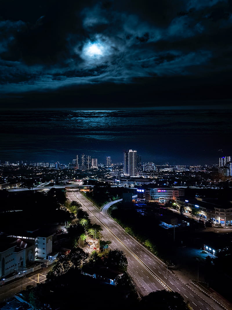Covid Night life, dark, Malaysia, KualaLumpur, scenery, HD phone wallpaper