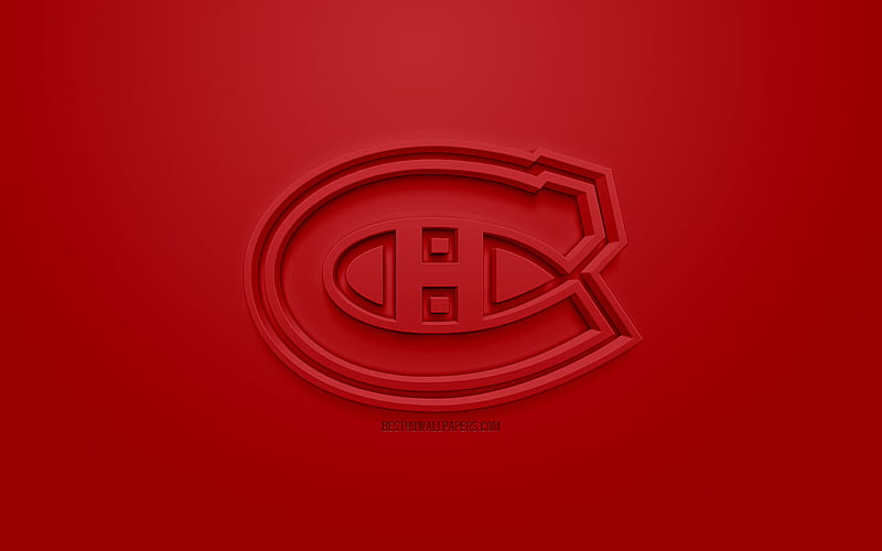 Montreal Canadiens, canada, hockey, ice hockey, logo, nhl, HD wallpaper