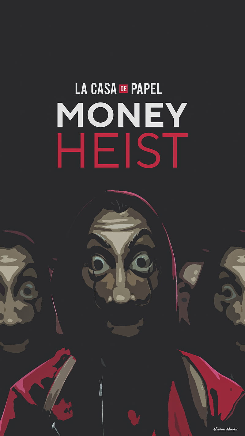 Money Heist, berlin, dali, dali mask, lacasa, lacasa de papel, professor, HD phone wallpaper
