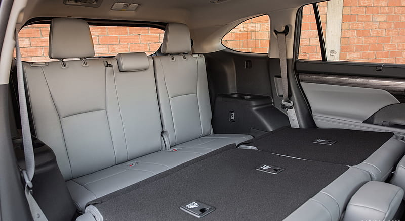 2020 Toyota Highlander Platinum - Interior, Third Row Seats , car, HD wallpaper