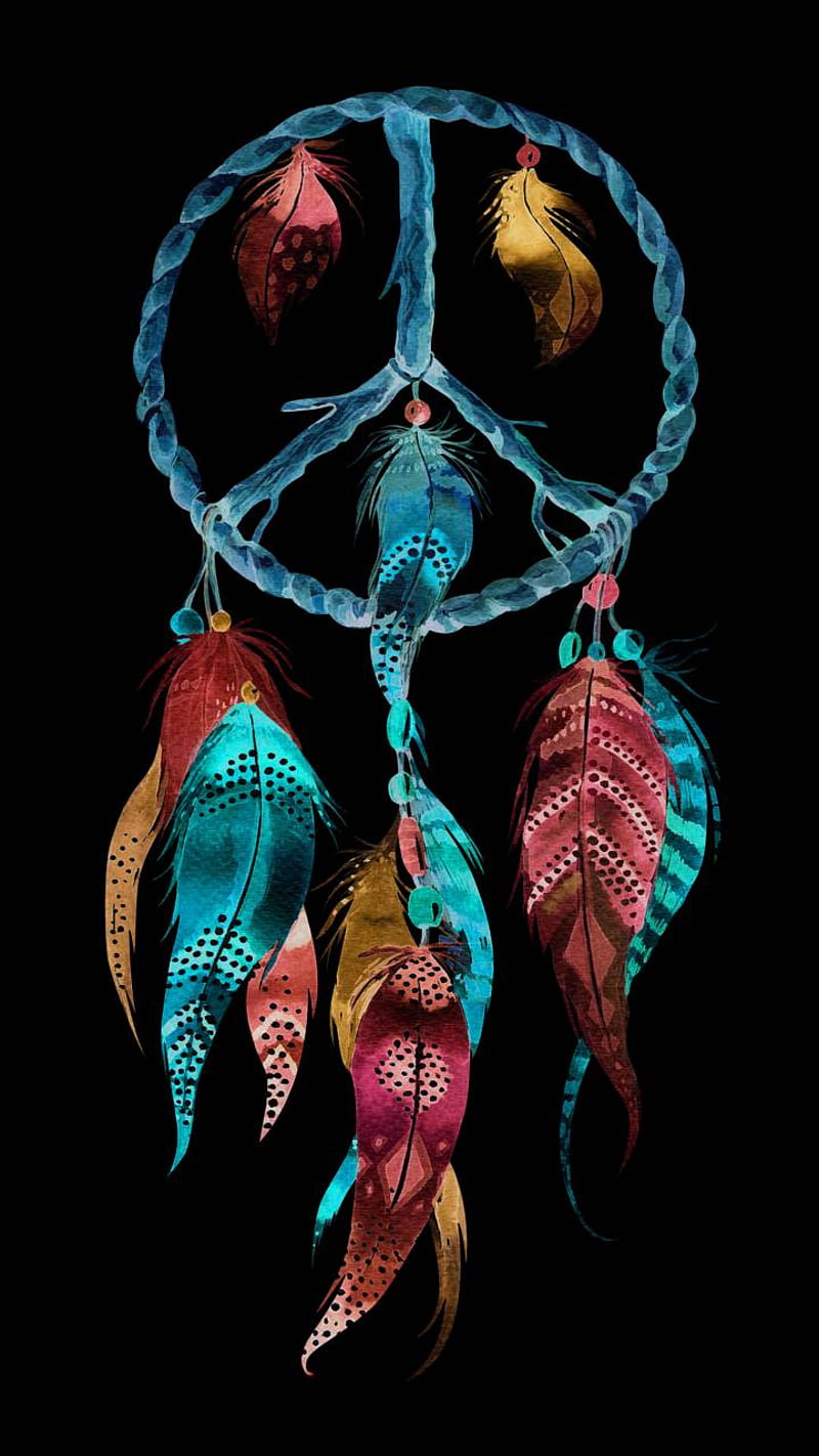 Dream Catchers, feathers american indian, HD phone wallpaper
