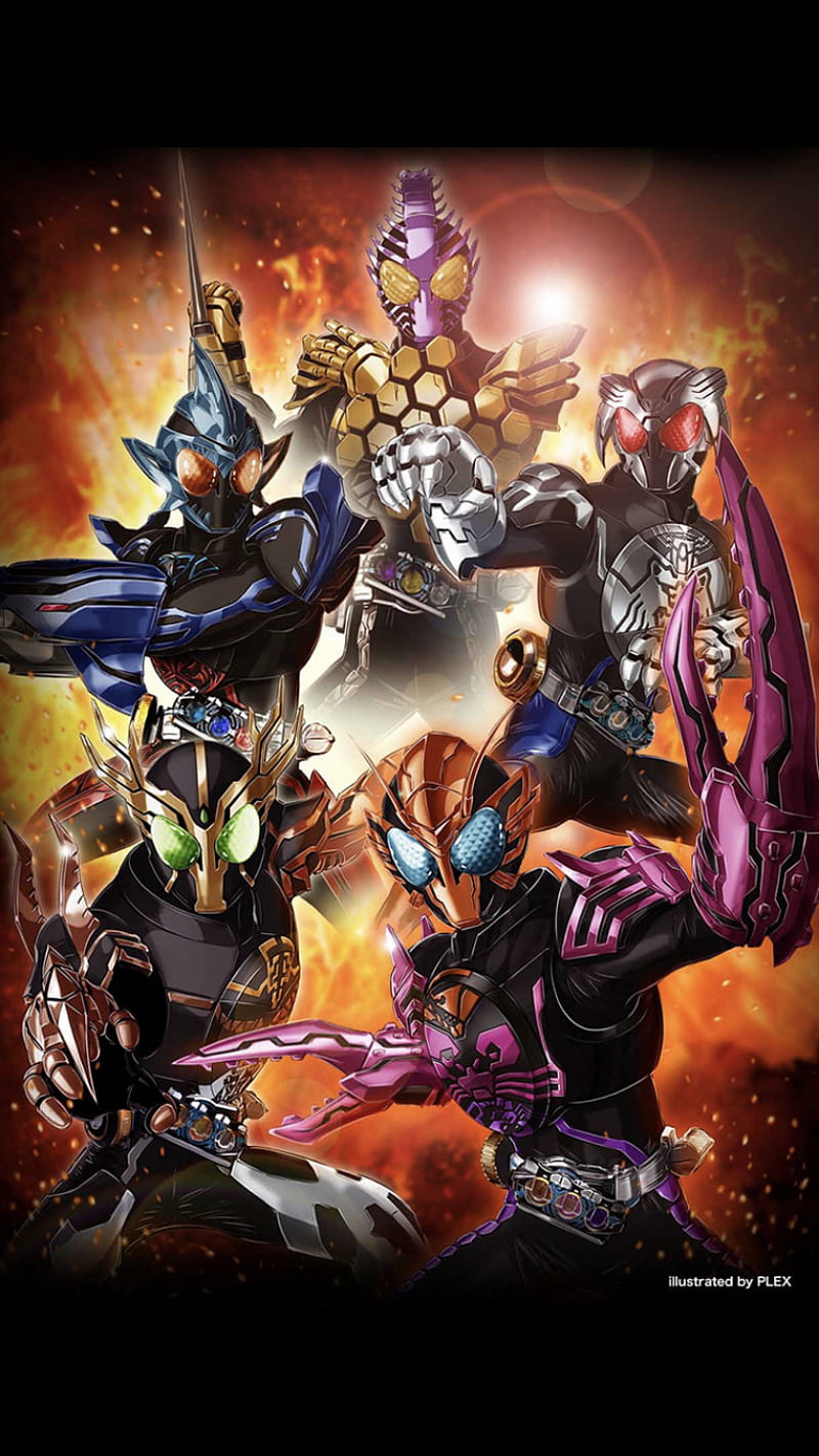 Kamen Rider OOO , kamen rider, new combos, HD phone wallpaper