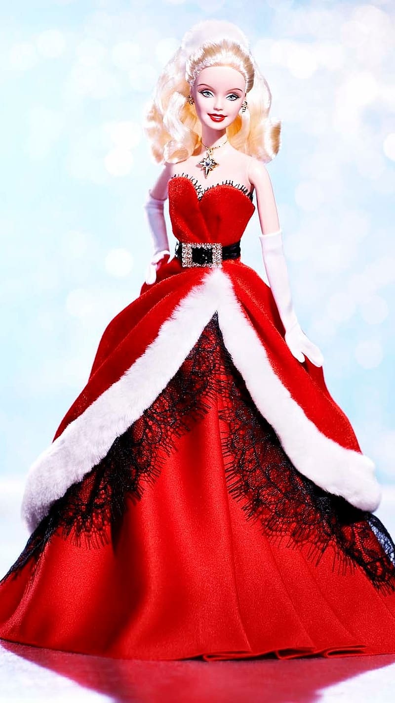 Red tutu dress for barbie dolls Christmas dress – The Doll Tailor