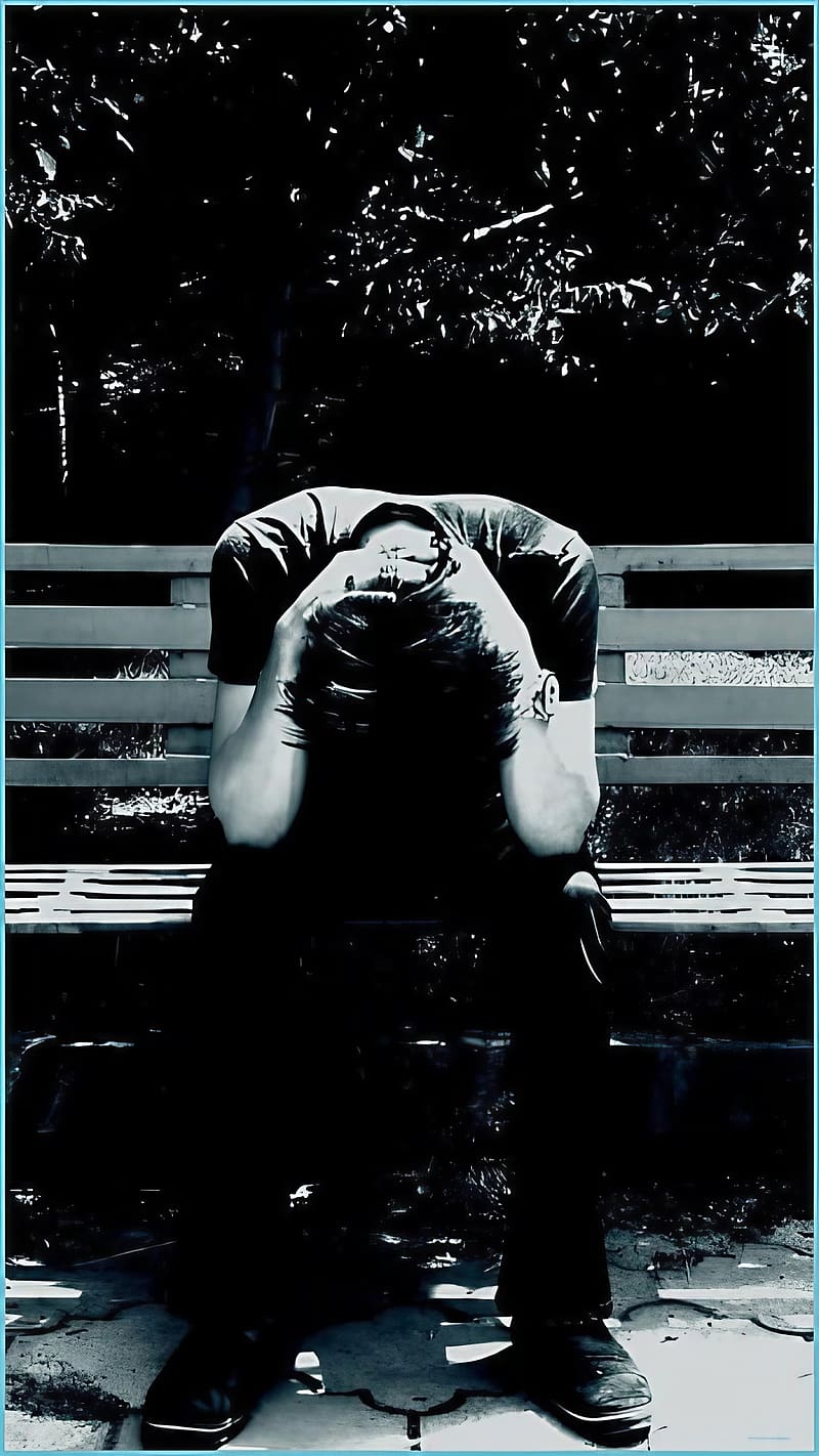 Mood Off Ka, Boy Sitting Alone On Bench, HD phone wallpaper | Peakpx