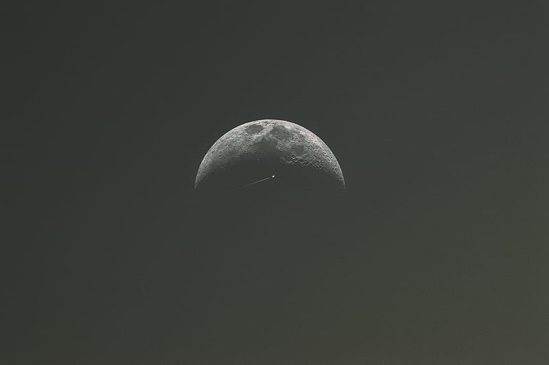 Minimalist SpaceX Dragon , space-x, space, moon, minimalism, minimalist, dark, HD wallpaper