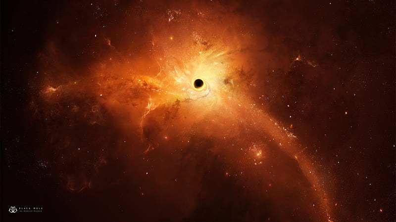 Sci Fi, Black Hole, Space, Stars, HD wallpaper