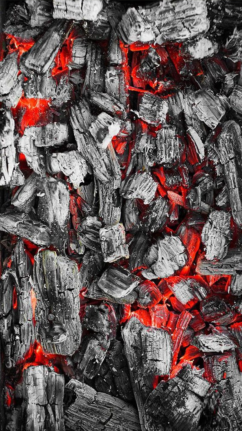 Coal, fire, HD phone wallpaper