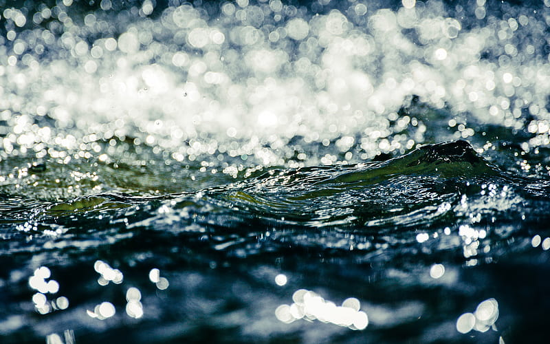 wave, water, sea, water concepts, take care of the waves, save water, water texture, HD wallpaper